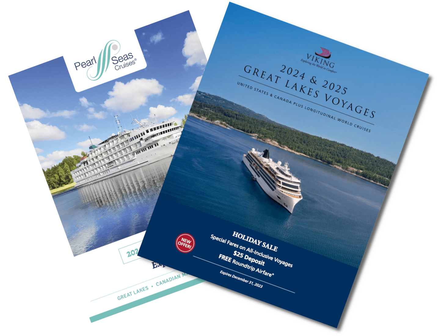 Small Ship Cruises brochure covers