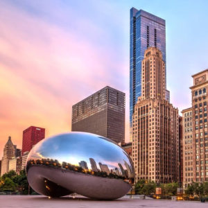 Millennium Park and The Bean